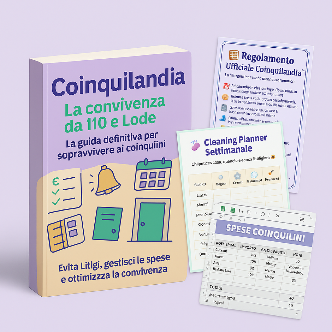 Coinquilandia™️ – La guida (non noiosa) per sopravvivere in appartamento con altri umani